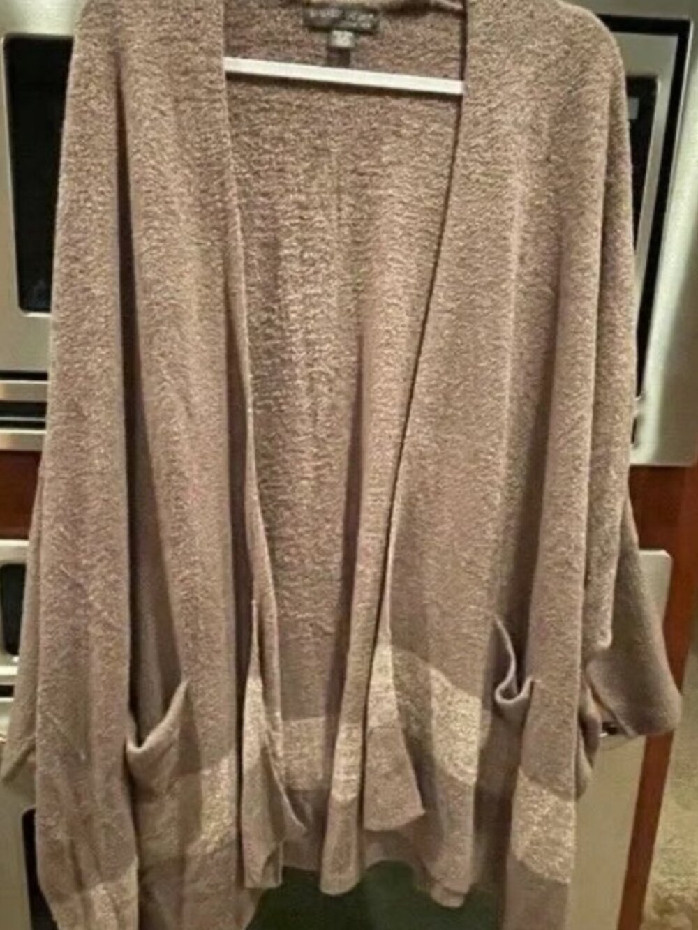 Barefoot Dreams Tan CozyChic Lite Cliffside Wrap O/S Plus